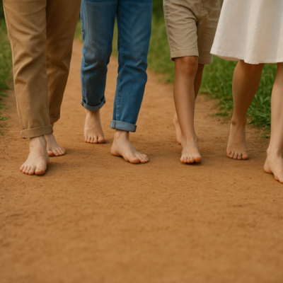 Koreans Walk Barefoot