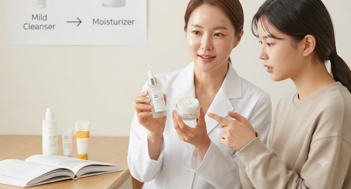 Learn Korean for skin care