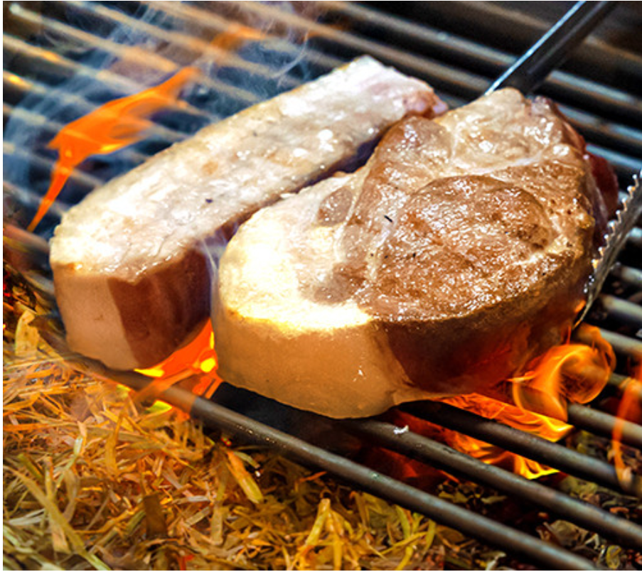 Korean grilled black pork